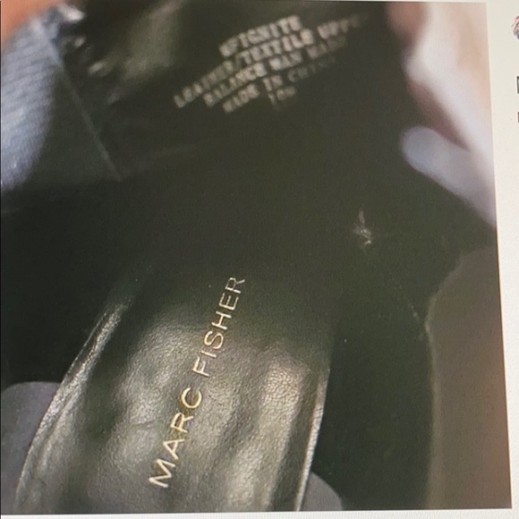 Marc Fisher Grey Booties with elastic stretch. - Picture 6 of 6